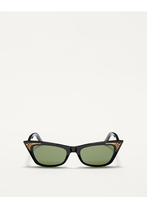 Valentino Cat-Eye Acetate Frame Woman BLACK/GREEN 51
