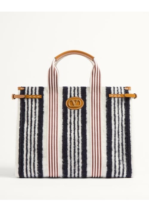 Valentino Garavani Valentino Garavani Antibes Wool Handbag Man WHITE/NAVY/TESTA DI MORO UNI