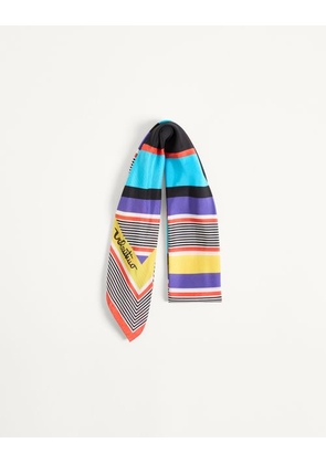 Valentino Garavani Escape Headband In Cotton And Silk Woman MULTICOLOUR UNI