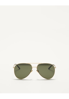 Valentino Metal Aviator Frame unisex GOLD/GREEN 60