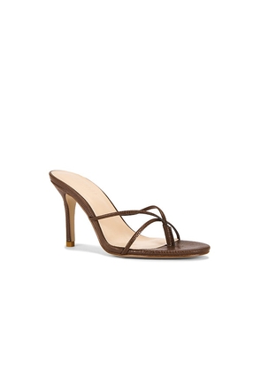 FEMME LA Sicilian Sandal in Chocolate. Size 10. Also in 5, 6, 7, 8, 9.