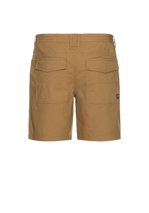 ROARK Layover Utility Ripstop Shorts in Brown. Size 30. Also in 32.