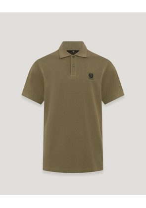 Belstaff Polo Men's Cotton Pique Surplus Green Size S