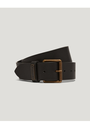 Belstaff Ledger Belt Men's Calf Leather Black Size M