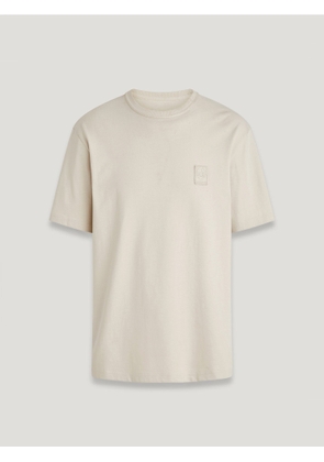 Belstaff Hockley T-shirt Men's Heavy Cotton Jersey Moonbeam Size XS