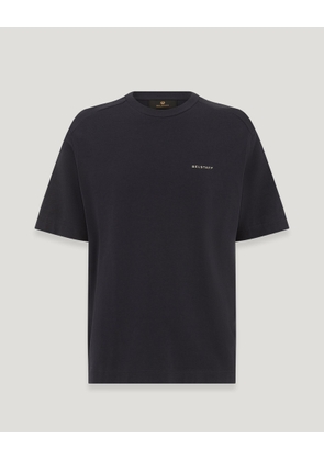 Belstaff Alloy T-shirt Men's Cotton Jersey Dark Ink Size M