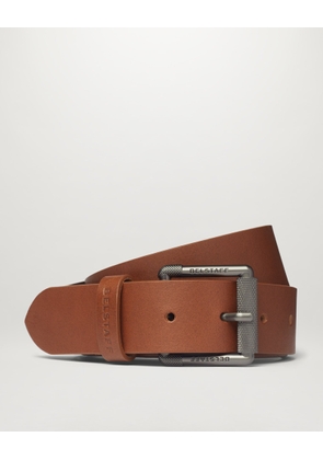 Belstaff Roller Buckle Belt Men's Calf Leather Earth Brown Size S