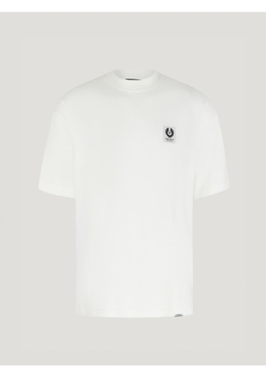 Belstaff X Represent Patch T-shirt Men's Cotton Jersey White Size 2XL