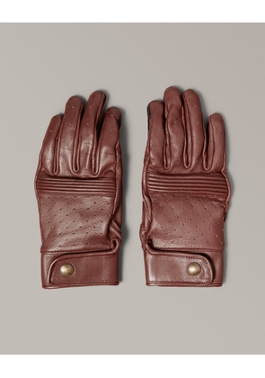 Belstaff Montgomery Motorcycle Glove Men's Goat Leather Oxblood Size 3XL