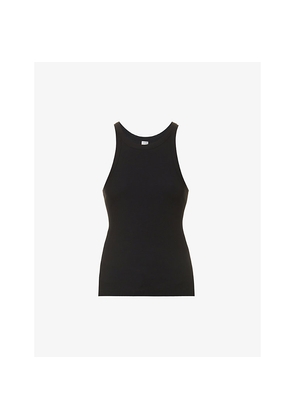 Womens Toteme Ribbed Cotton-Blend Tank Top