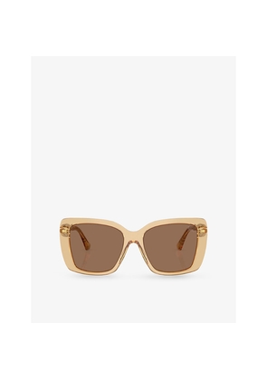Burberry Be4456 Square-Frame Acetate Sunglasses