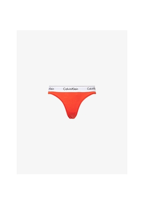 Womens Calvin Klein Icon Modal Cotton-Blend Thong