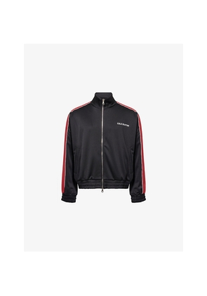 Mens Cole Buxton Contrast Funnel-Neck Woven Track Jacket