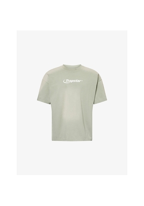 Mens Trapstar Hyperdrive Faded Cotton T-Shirt