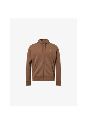 Mens Polo Ralph Lauren Relaxed-Fit Brand-Embroidery Cotton-Blend Hoody