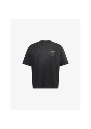 Mens Represent Revere Manor Graphic-Print Cotton-Blend T-Shirt