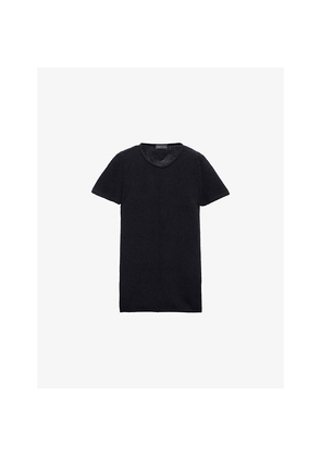 Mens Prada Short-Sleeved Slim-Fit Cashmere Jumper