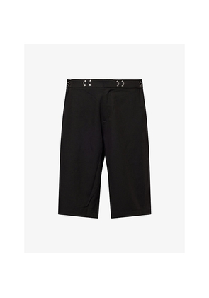 Mens Basketcase Relaxed-Fit Pleated Woven Shorts