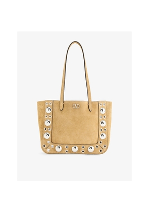 Womens Valentino Garavani Nellcôte Mini Suede Tote Bag