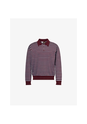 Mens Loewe Ibiza Polo-Collar Cotton-Blend Knit Jumper