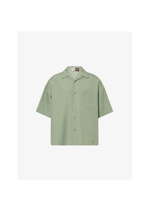 Mens Loewe x Paula's Ibiza Short-Sleeves Woven Shirt
