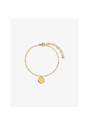 Womens Monica Vinader Siren Muse 18ct Yellow Gold-Plated Vermeil Chain Bracelet