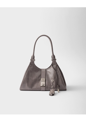 Medium leather tote bag