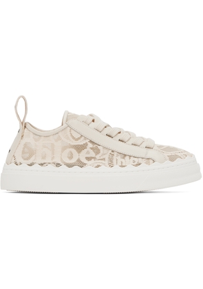 Chloé Beige Lauren Sneakers