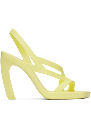 Bottega Veneta Yellow Jimbo Heeled Sandals