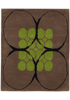 MAKI RUGS Brown & Green Stone Rug