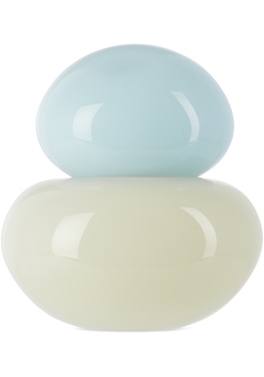 Helle Mardahl Blue & Off-White Bon Bon Bonbonniere Dish