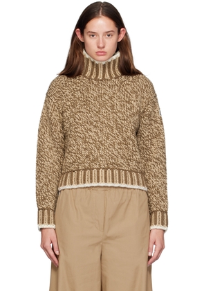 Moncler Beige Wool Turtleneck