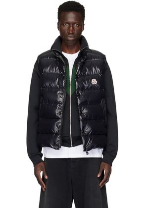 Moncler Black Tibb Down Vest