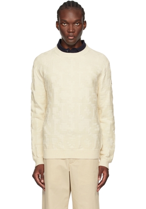 Moncler Off-White Wool Sweater