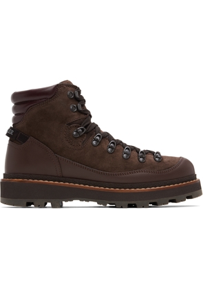 Moncler Brown Peka Trek Boots
