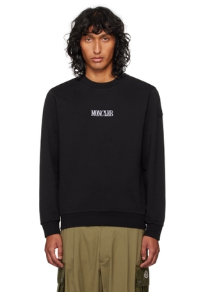 Moncler Black Logo Sweatshirt