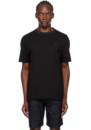 Moncler Black Logo Patch T-Shirt