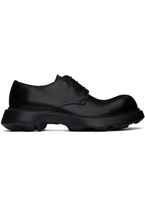 Acne Studios Black Leather Lace-Up Derbys