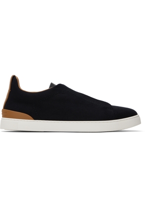 ZEGNA Black #UseTheExisting Wool Triple Stitch Sneakers