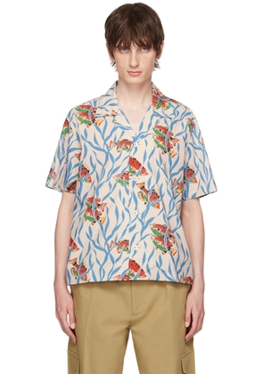 Bode Off-White Swimmers Shirt