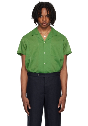 Bode Green Boxy Shirt