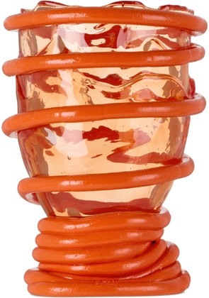CORSI DESIGN SSENSE Exclusive Orange Pompitu I Vase