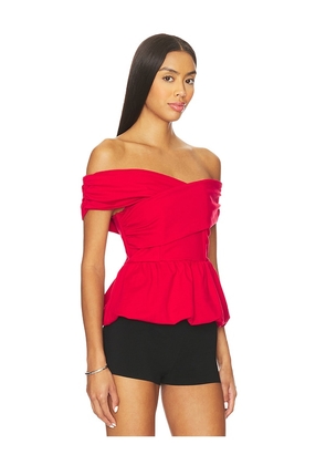 ASTR the Label Tennille Top in Red. Size L. Also in M, S, XL, XS.