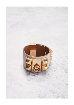 FWRD Renew Hermes Collier De Chien Bracelet in Ivory.