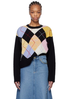 GANNI Multicolor Harlequin Sweater