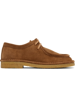 Bottega Veneta Tan Lace-Up Daddy Oxfords