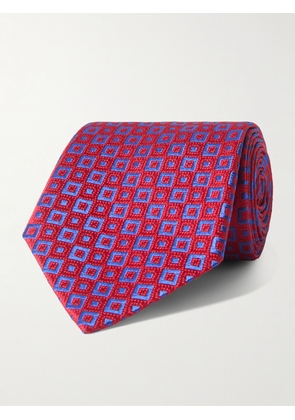 Charvet - 8.5cm Silk-Jacquard Tie - Men - Red