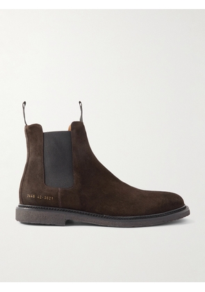 Common Projects - Waxed-Suede Chelsea Boots - Men - Brown - EU 39