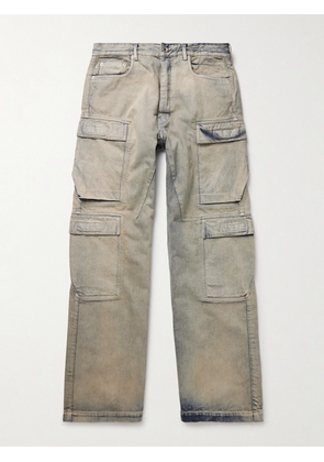 DRKSHDW By Rick Owens - Straight-Leg Cargo Jeans - Men - Gray - UK/US 28