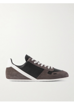 Rick Owens - Suede and Leather Sneakers - Men - Brown - EU 40